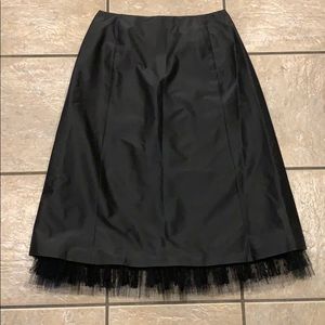 Clips Made in Italy Silk & Taffeta Skirt